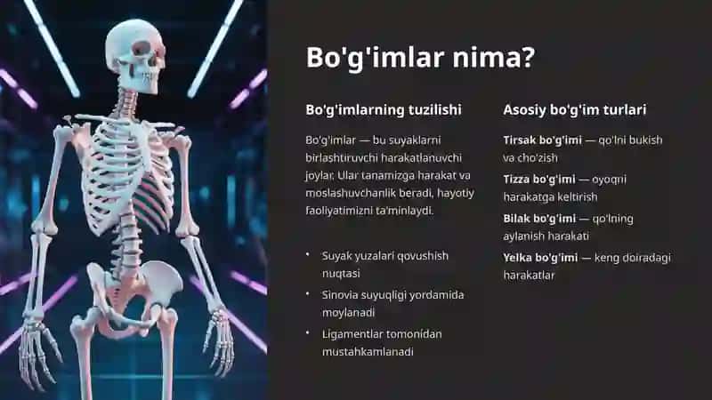 Bo'g'im Harakatlari: Fleksion va Ekstensiya 2