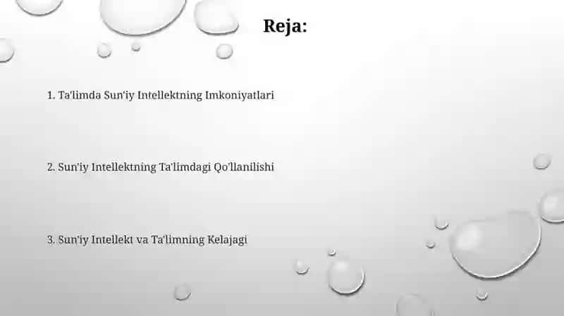 Ta'limda Sun'iy Intellektning Imkoniyatlari 2