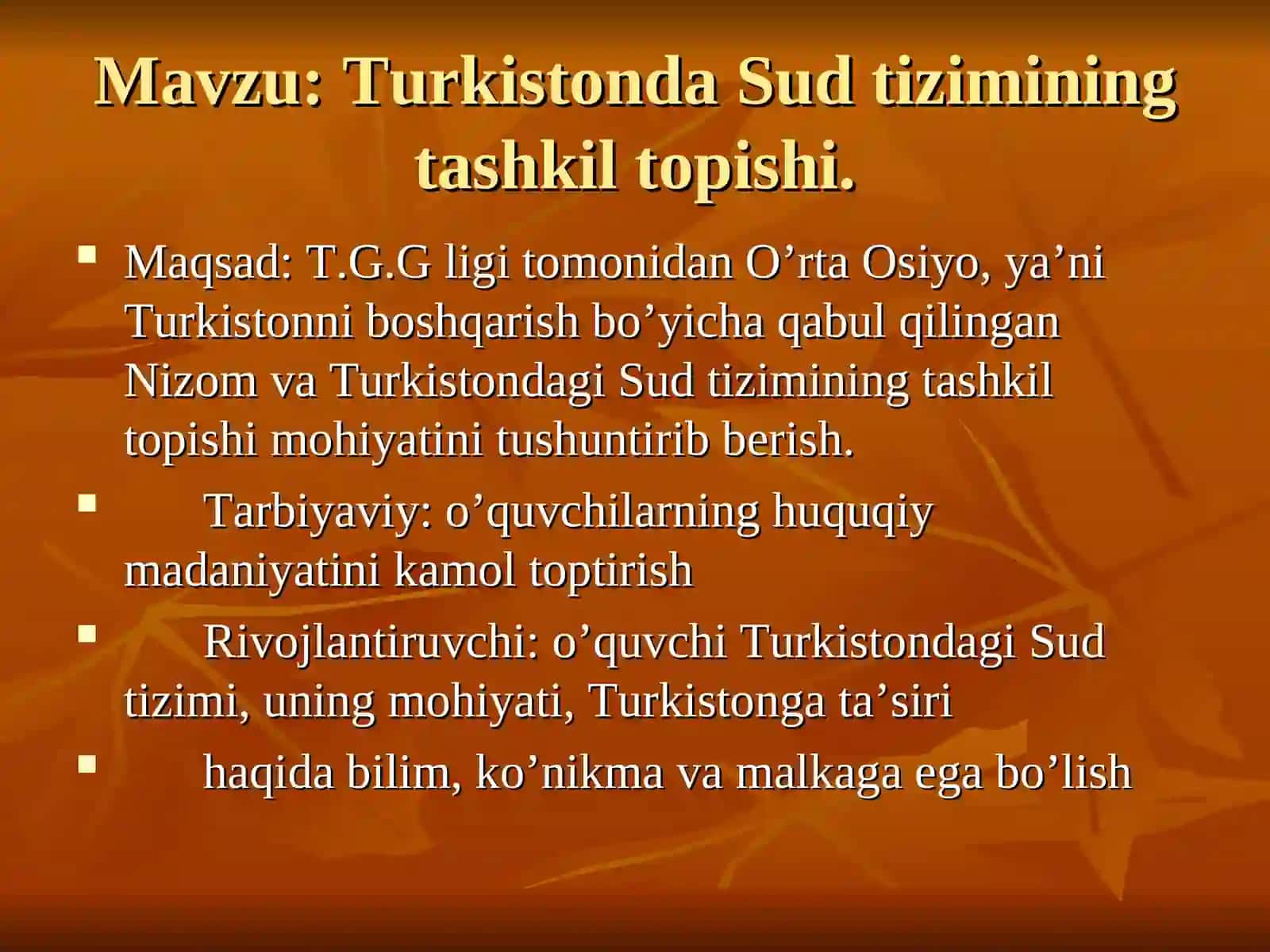 Tashkil topiladigan Sud tizimi 2