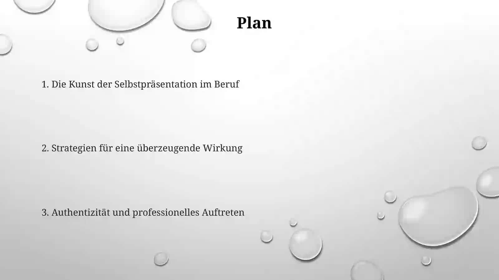 Selbstprâsentation im Beruf 2