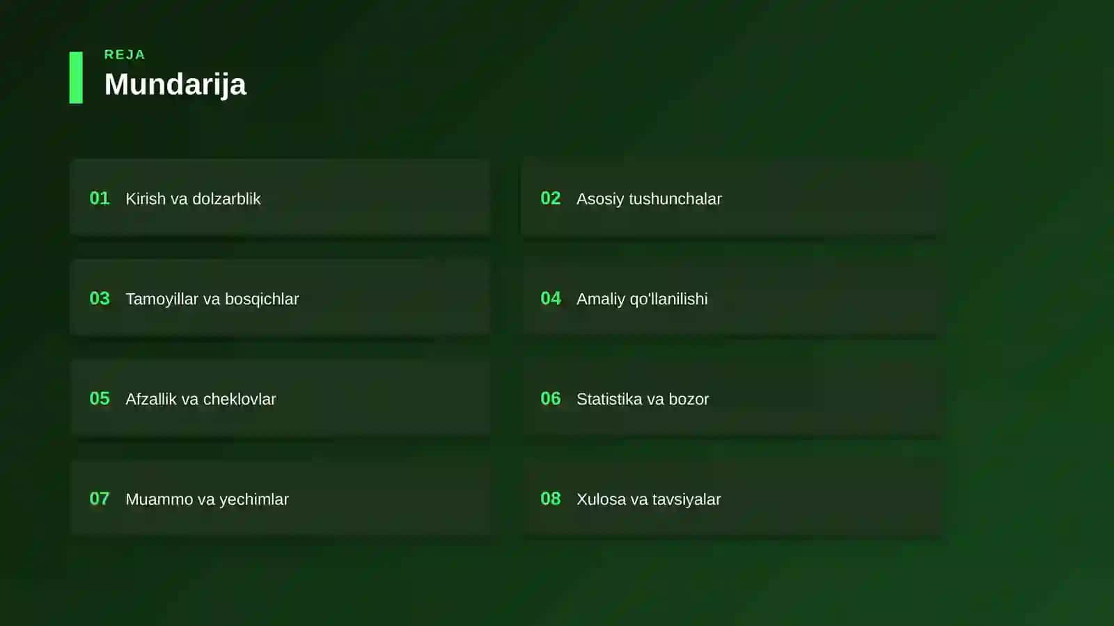 TikTok kontent — asoslari 2