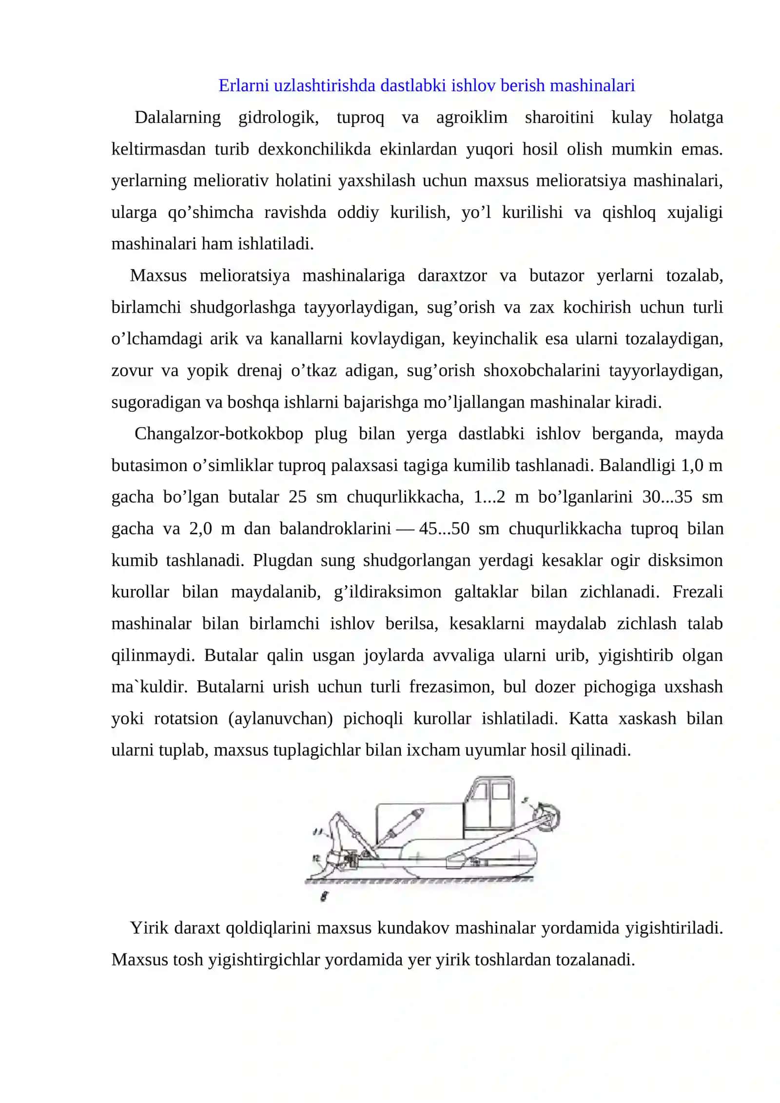 Melioratsiya mashinalari 2