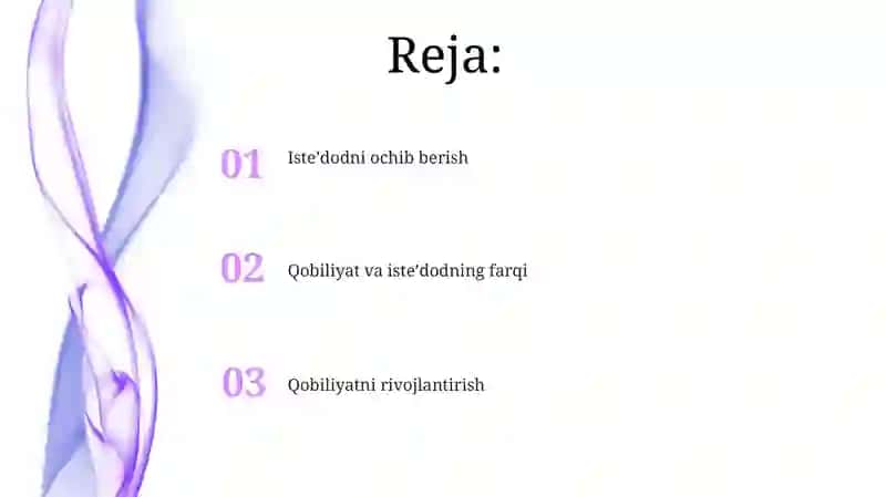 Qobiliyat va iqtidor 2