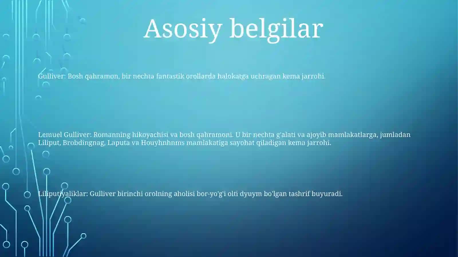Gulliverning Sayohatlari Asari Qahramonlari 2
