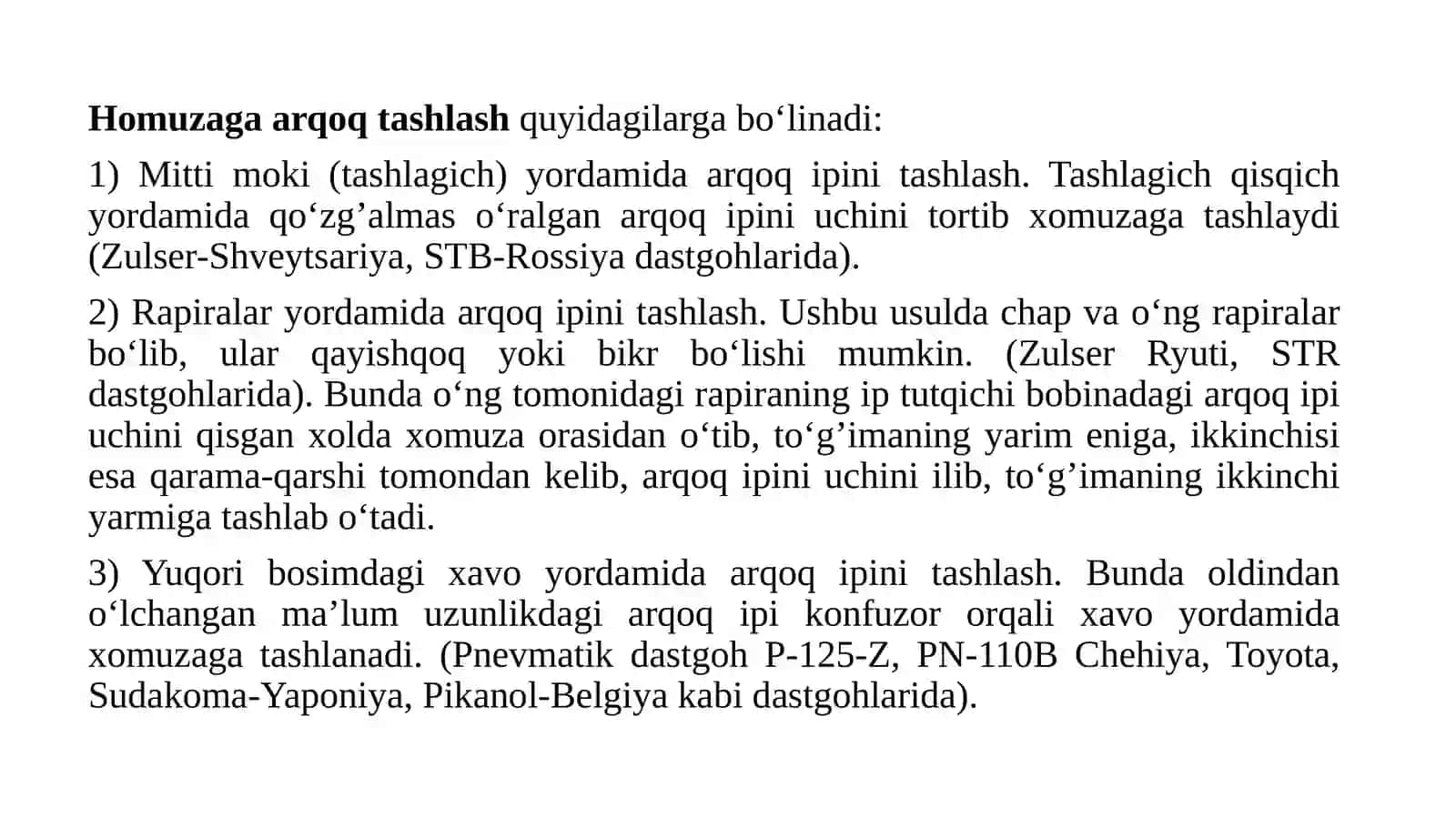 Homuzaga arqoq tashlash 2