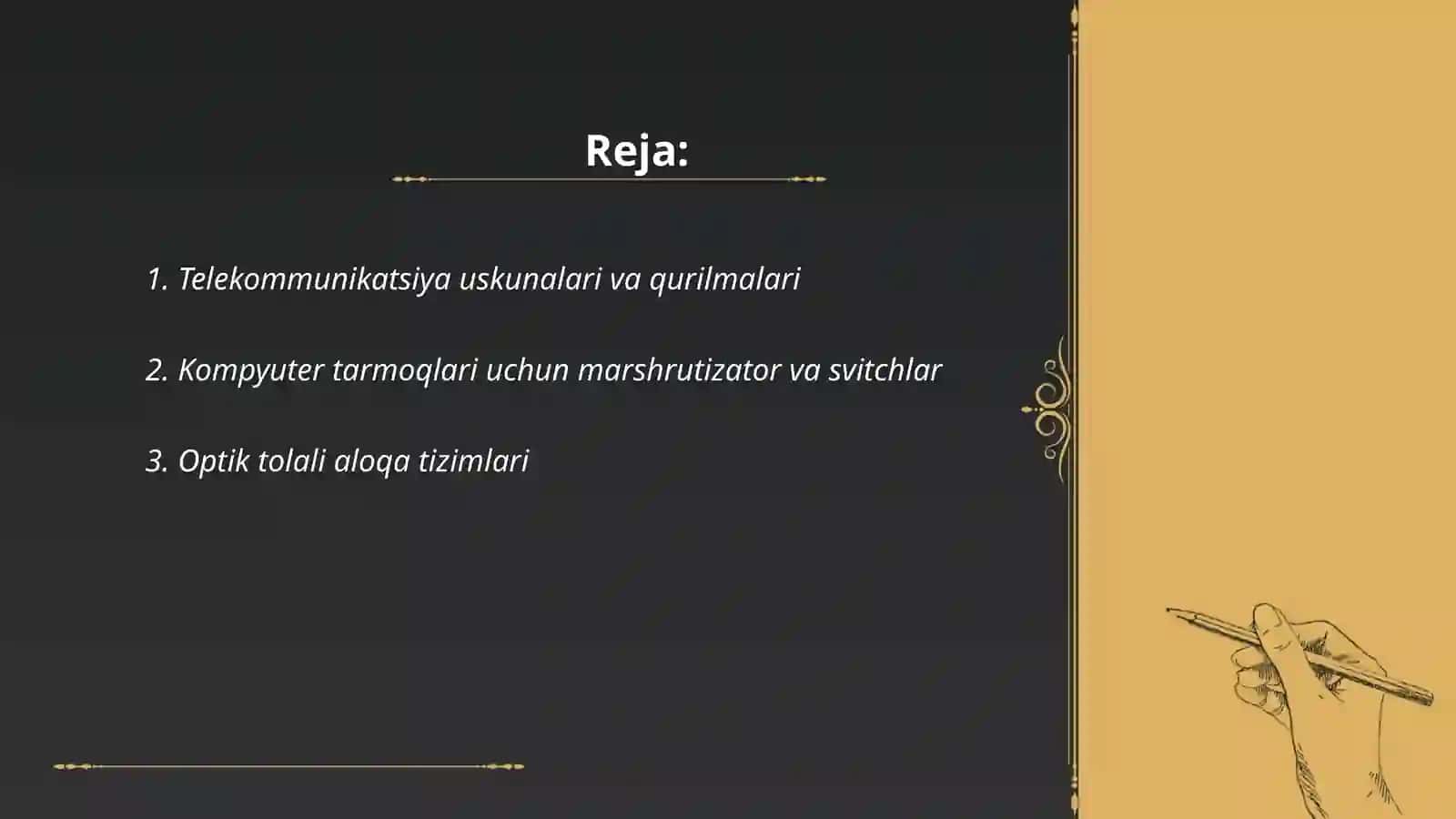 Telekommunikatsiya uskunalari va qurilmalari 2