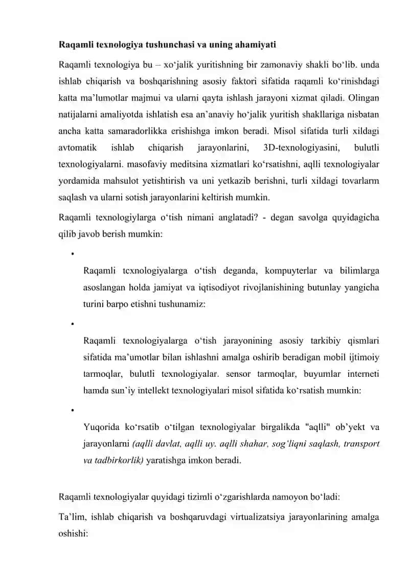 Budjet intizomini nazorat qilishda raqamli texnologiyalar 2