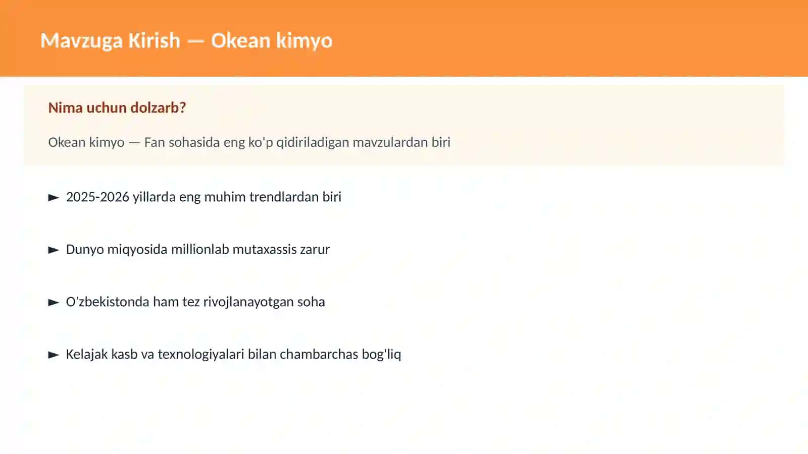 Okean kimyo 2