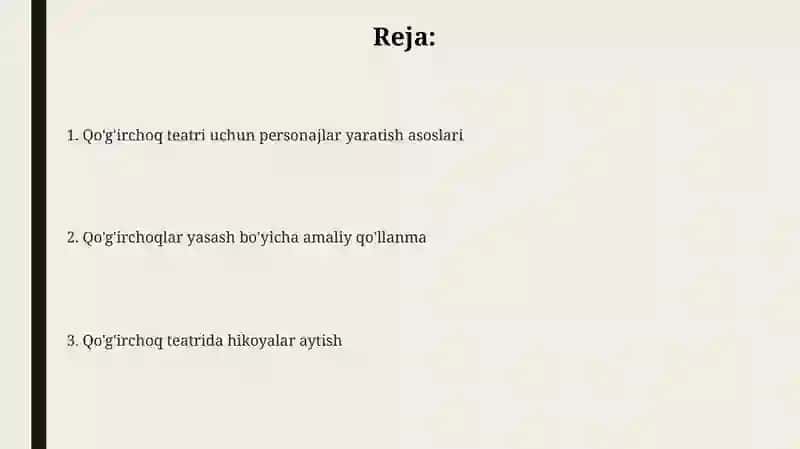 Qo'g'irchoq teatri qahramonlarini yaratish 2