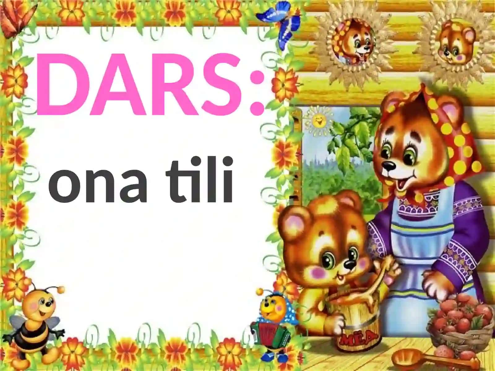 Ona tili fanidan soatlik mahorat dars ishlanmasi 2