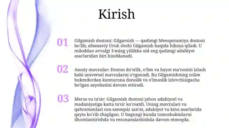 Gilgamish dostoni 2