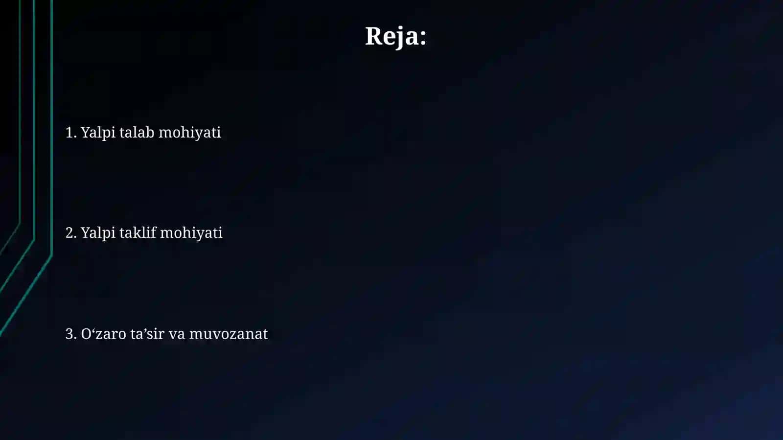 Makroiqtisodiy muvozanat 2