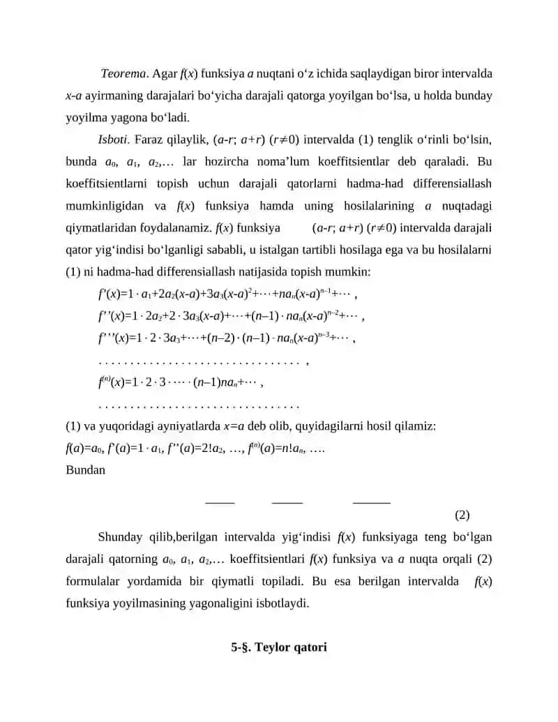 Darajali qator 2