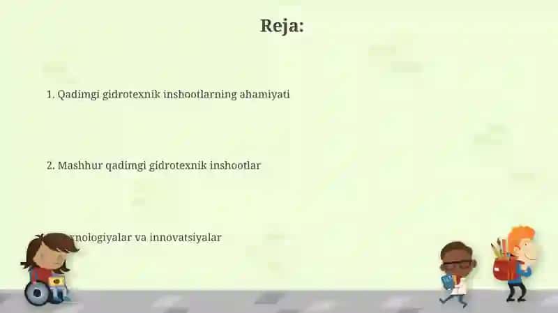 Qadimgi gidrotexnik inshootlar 2