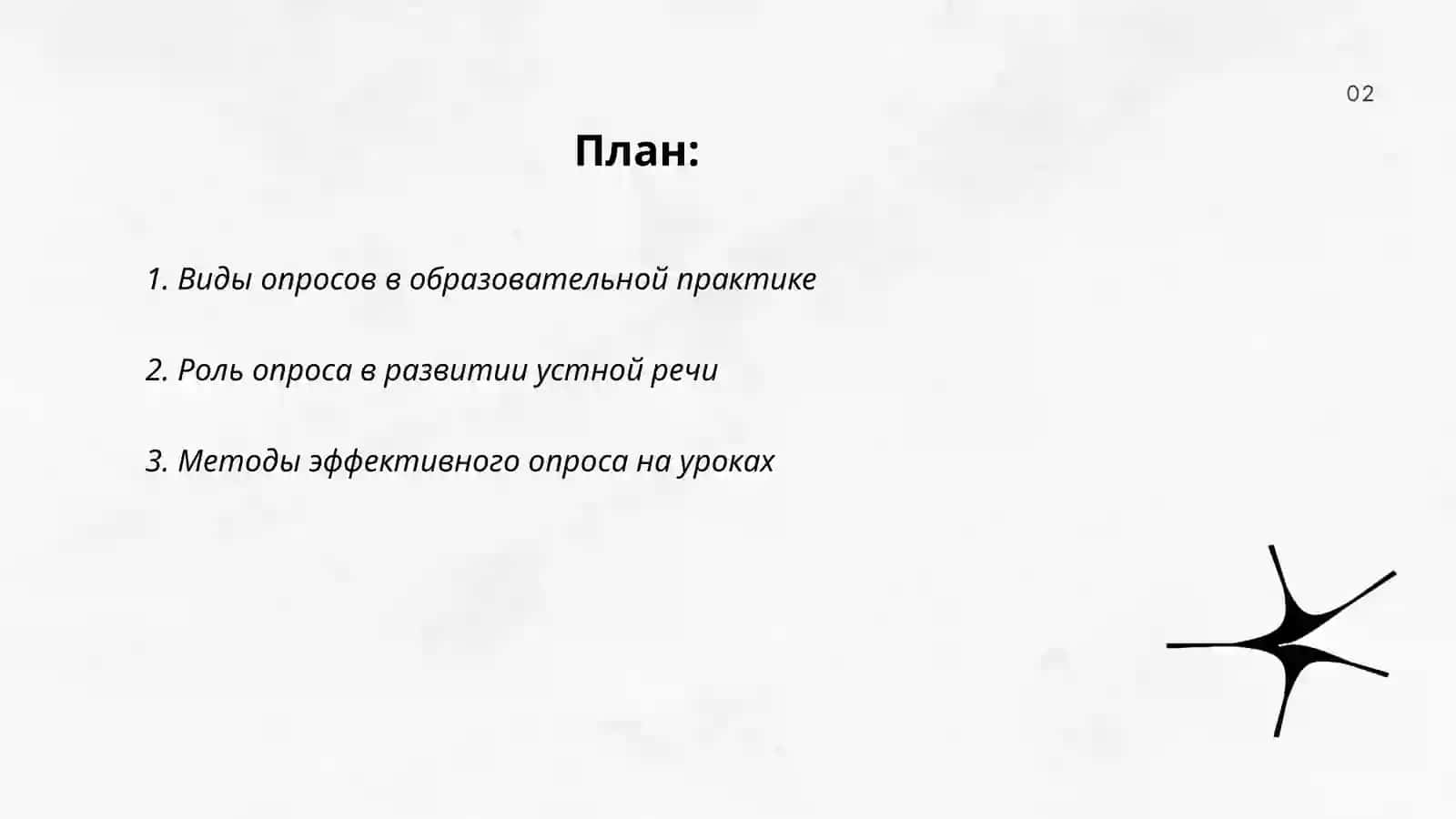 Опрос как средство устной речи учащихся 2