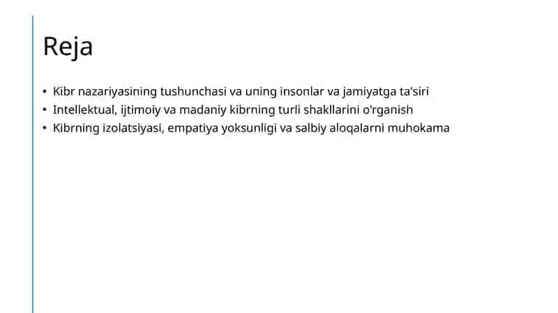 Kibr nazariyasi 2