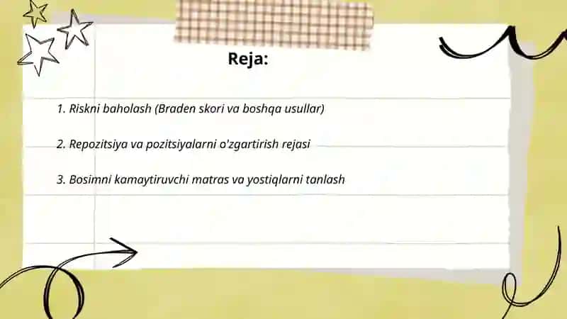 Yotoq yaralarini oldini olish 2