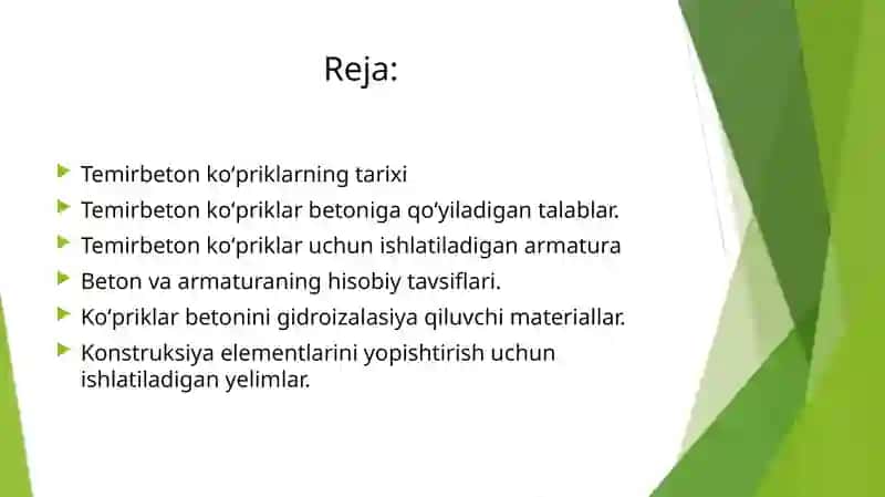 Temirbetonkо‘priklar haqida umumiy ma’lumotlar 2