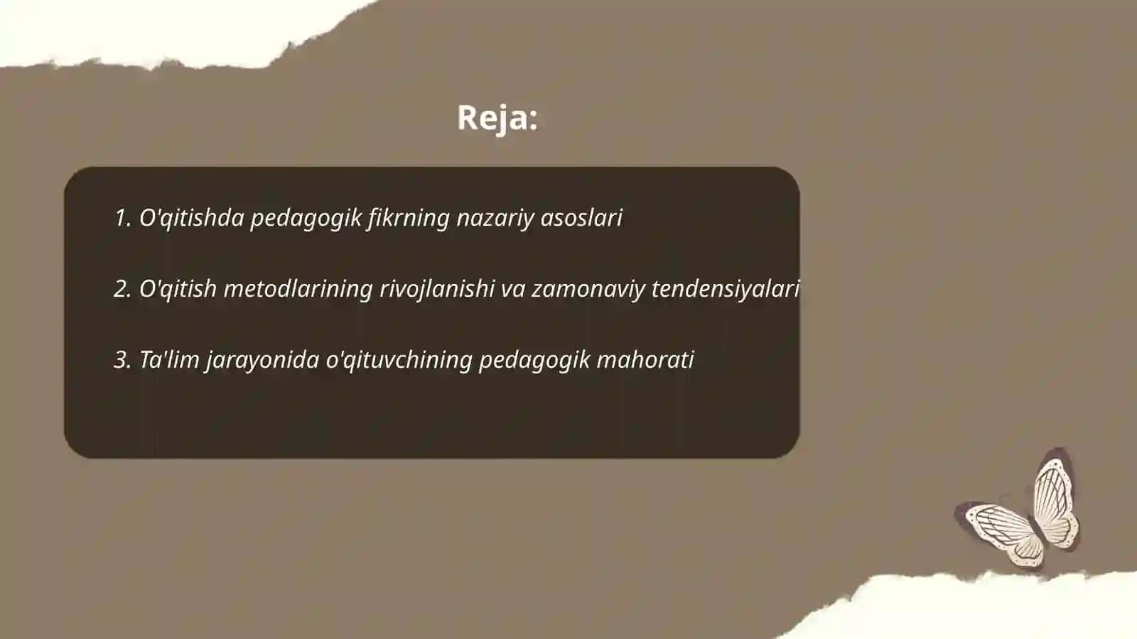 O'qitishda pedagogik fikr va tadqiqotlar 2