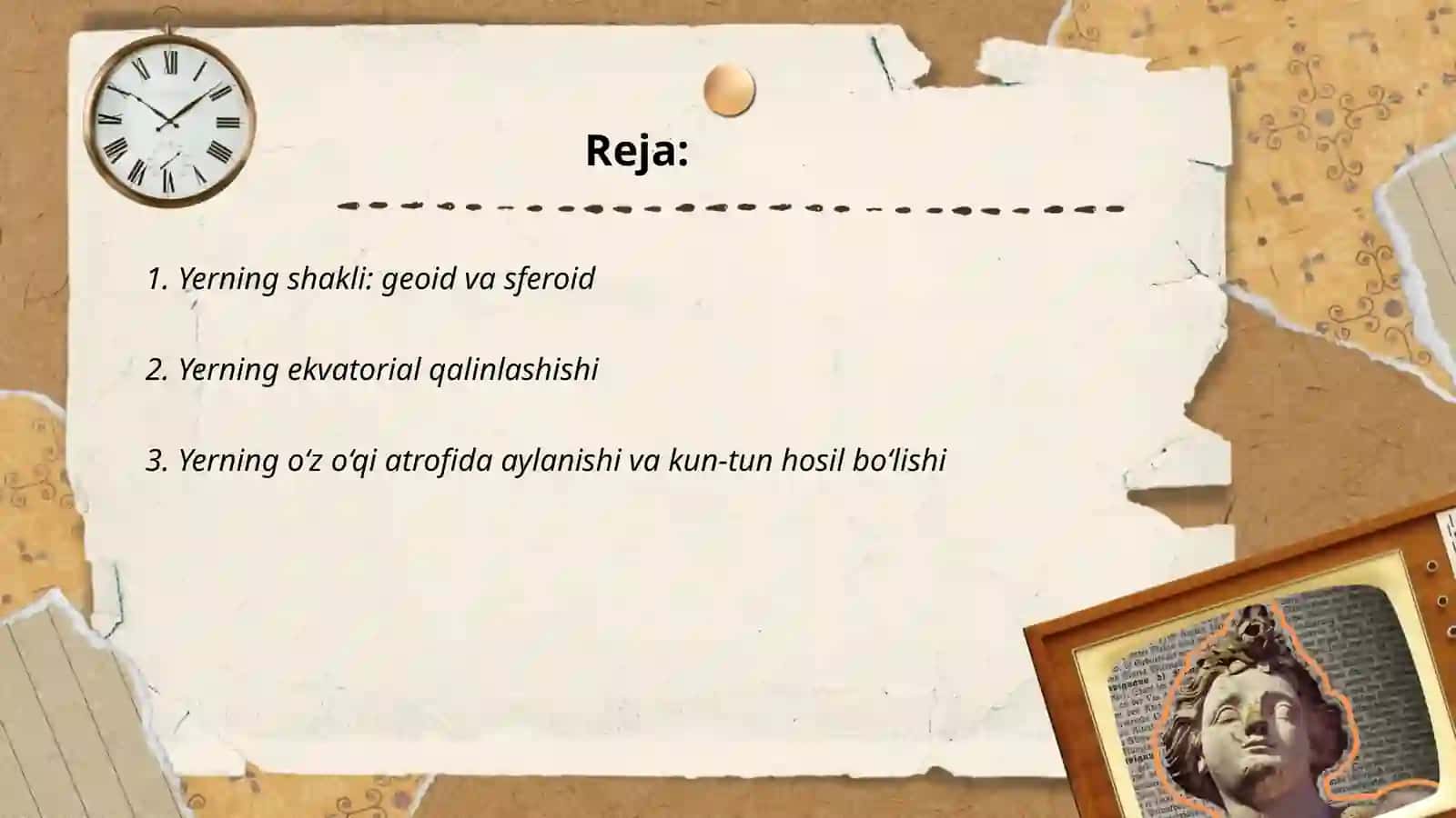 Yer,uning shakli va harakati 2