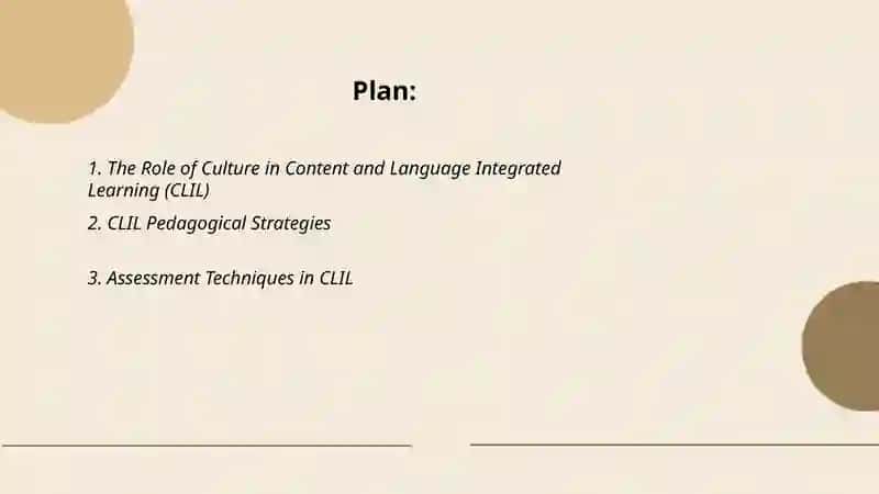 The Role of Culture in Content and Language Integrated Learning (CLIL) 2
