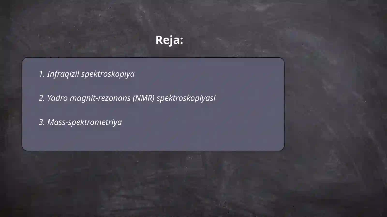 Infraqizil spektroskopiya 2