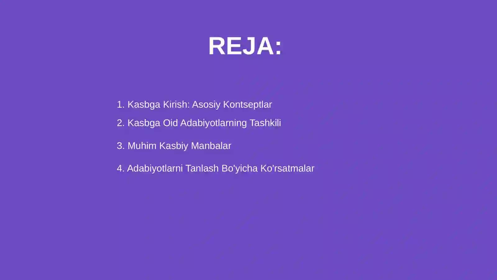 Kasbga oid adabiyotlar annotatsiyasi 2