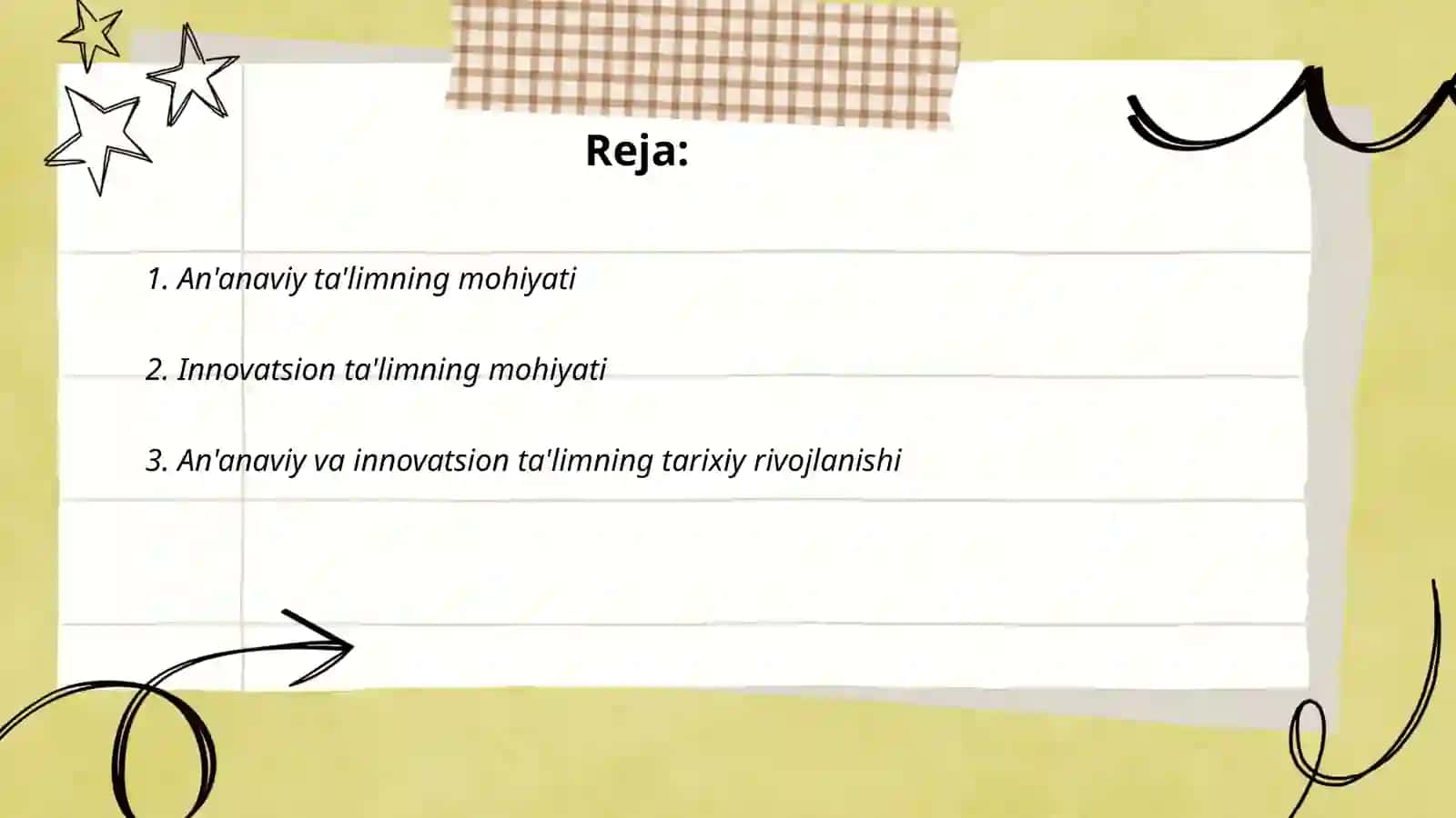 An'anaviy va innovatsion ta'limning qiyosiy tahlili 2