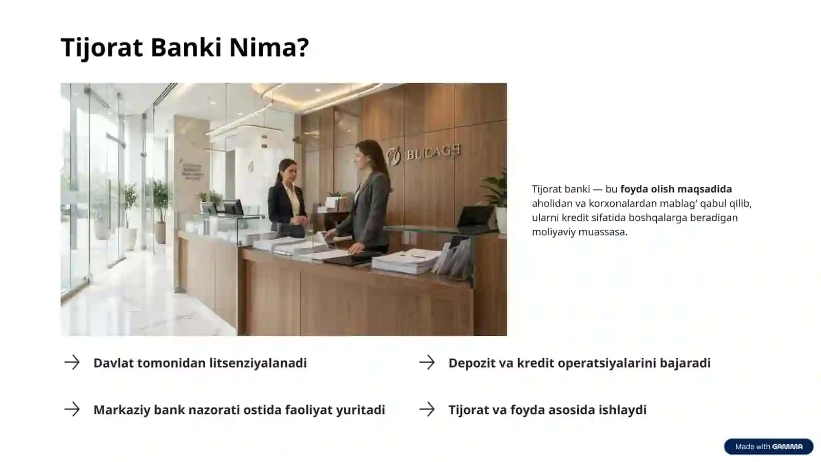 Tijorat Banklari Haqida Tushuncha 2