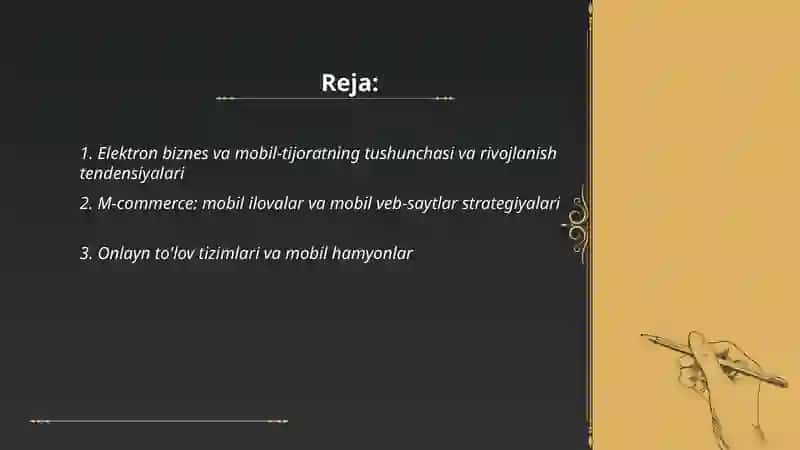 Elektron biznes va mobil-tijorat 2