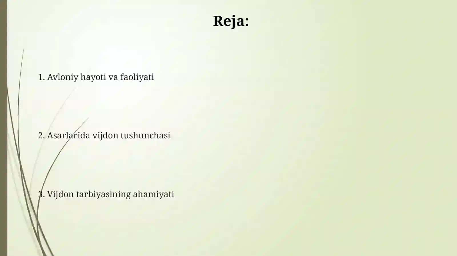 Abdulla Avloniy asarlaridan vijdon tarbiyasining masalalari 2