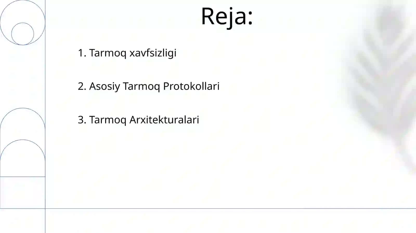 Kompyuter tarmog’i va tarmoq protokollari 2