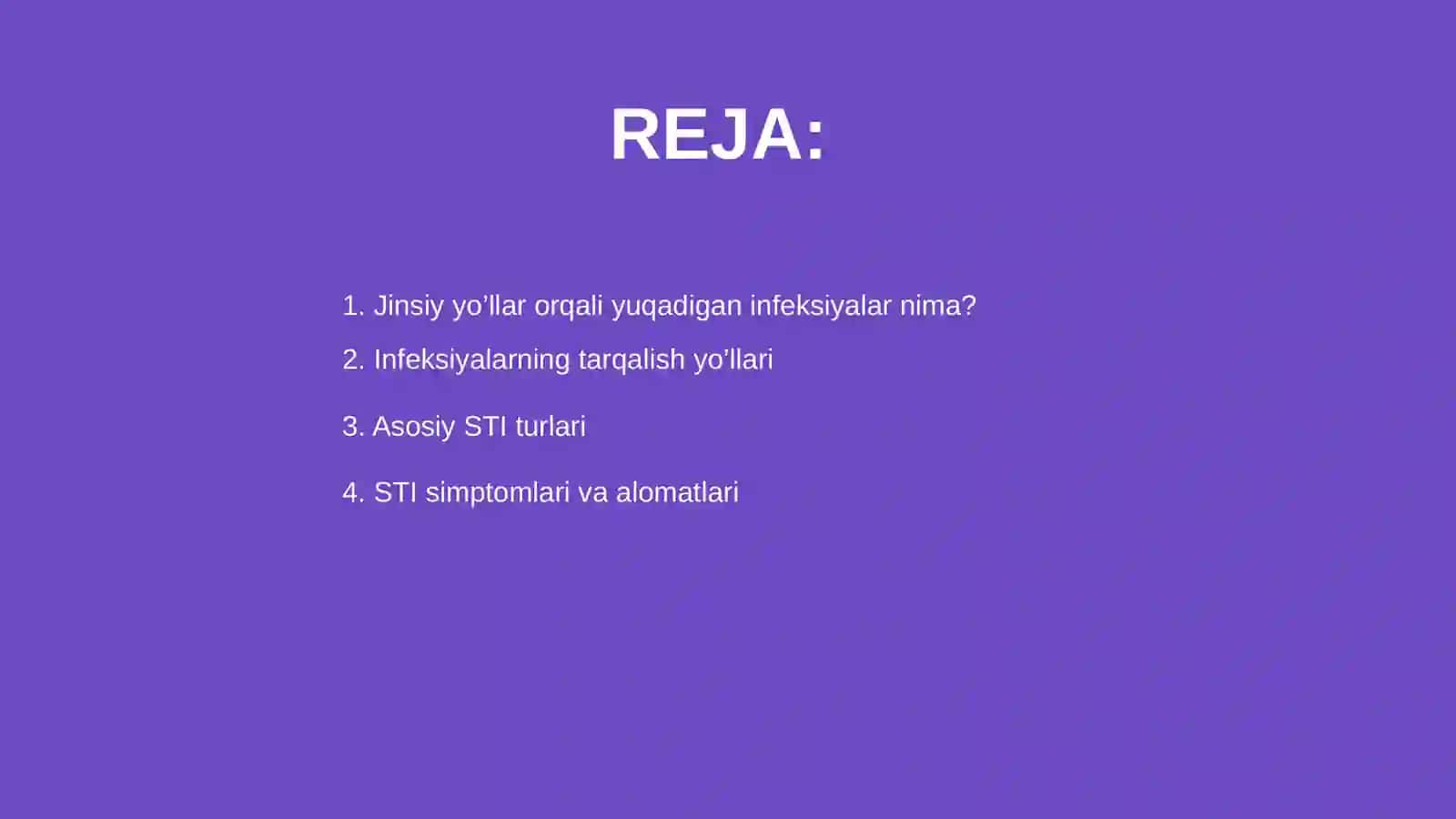 Jinsiy yo’llar orqali yuqadigan infeksiyalar 2