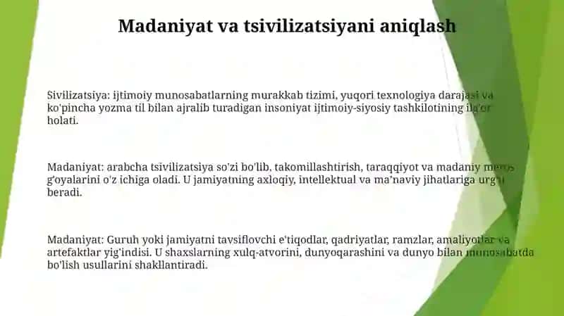 Madaniyat Va Sivilizatsiya 2