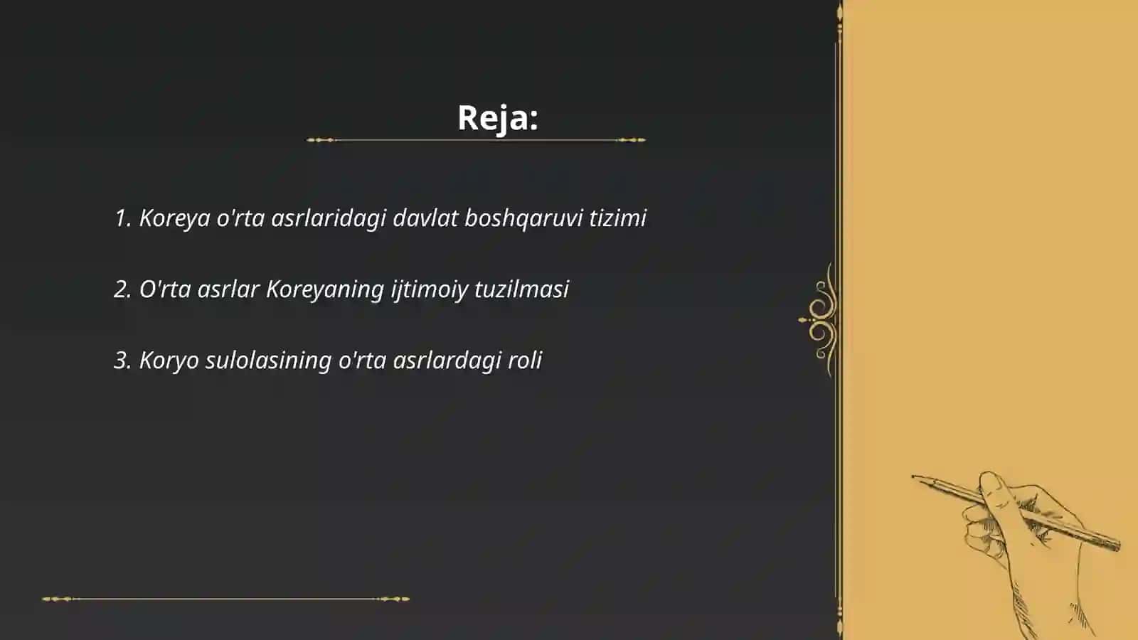 Koreya o'rta asrlarda 2