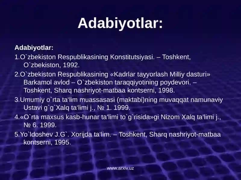 Tа’lim muаssаsаsi mеnеjmеnti 2