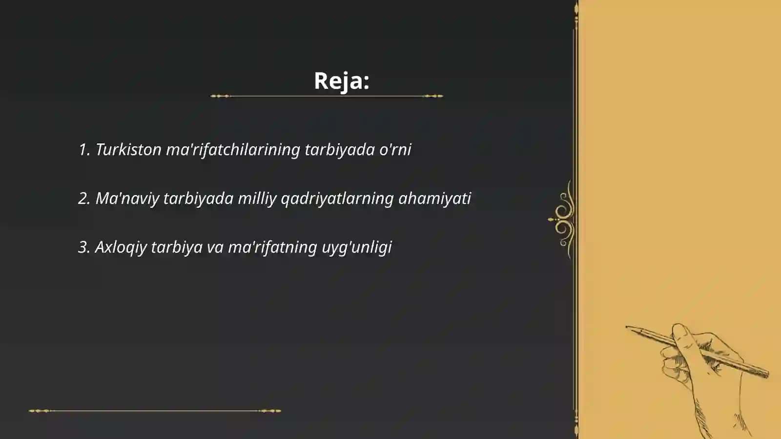 Turkiston ma'rifatchilarining o'ziga xos xususiyatlari 2