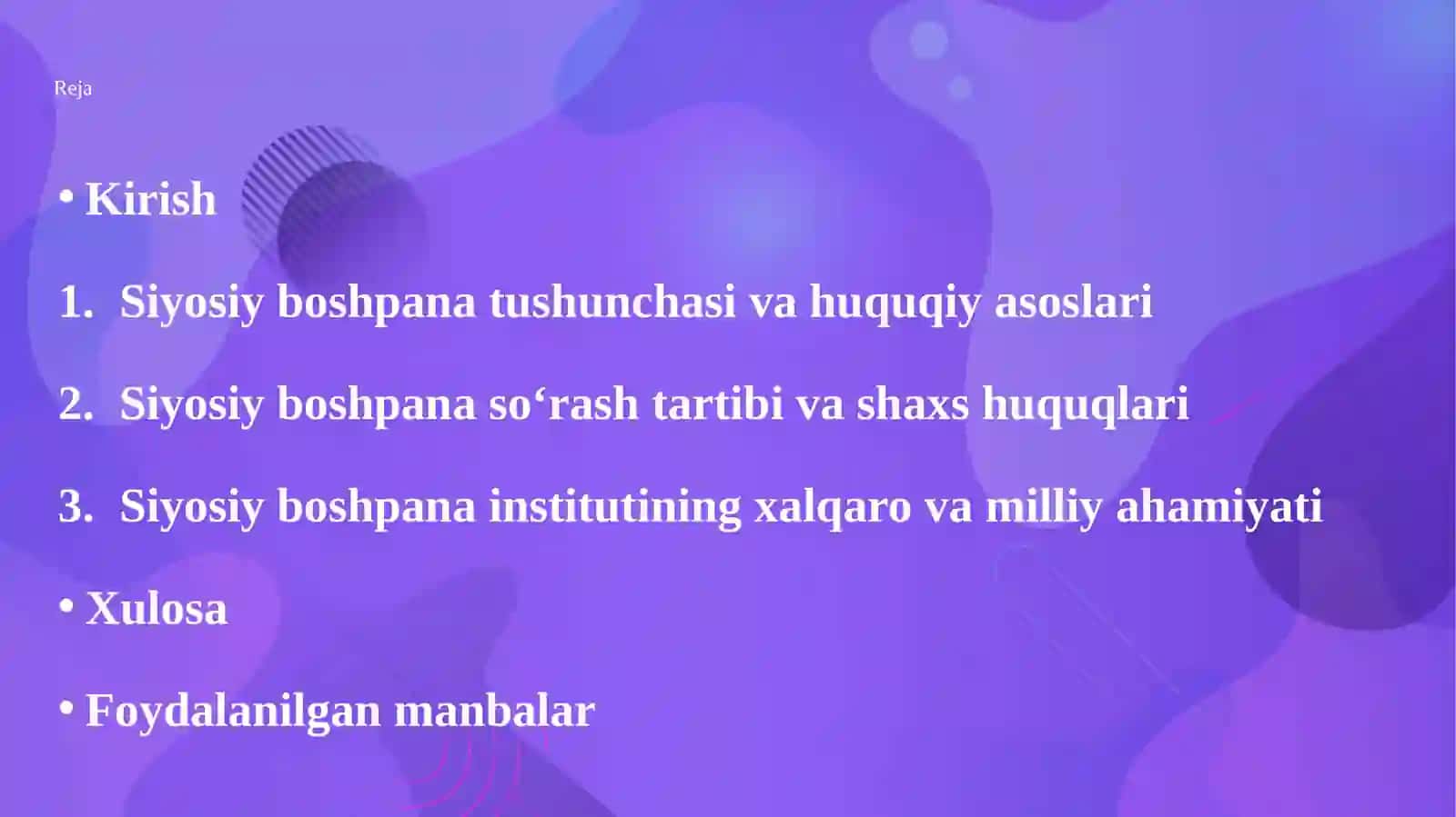 SIYOSIY BOSHPANA SO‘RASH HUQUQI 2