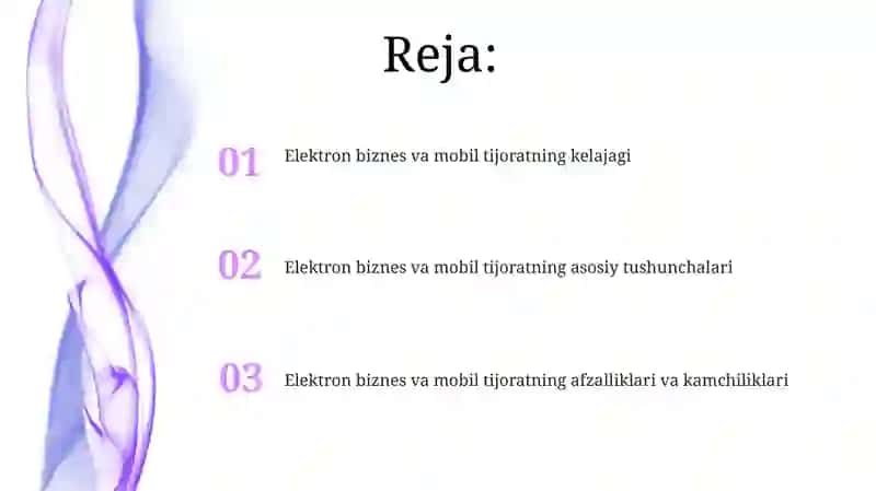 Elektron biznes va mobil tijorat 2