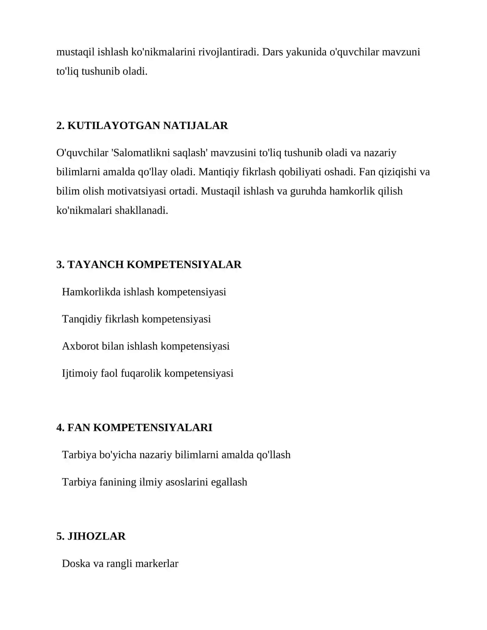Salomatlikni saqlash 2