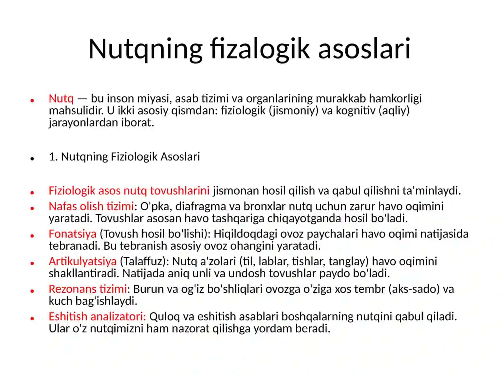 Kognitiv jarayonlar bilan nutqning bog'liqligi 2
