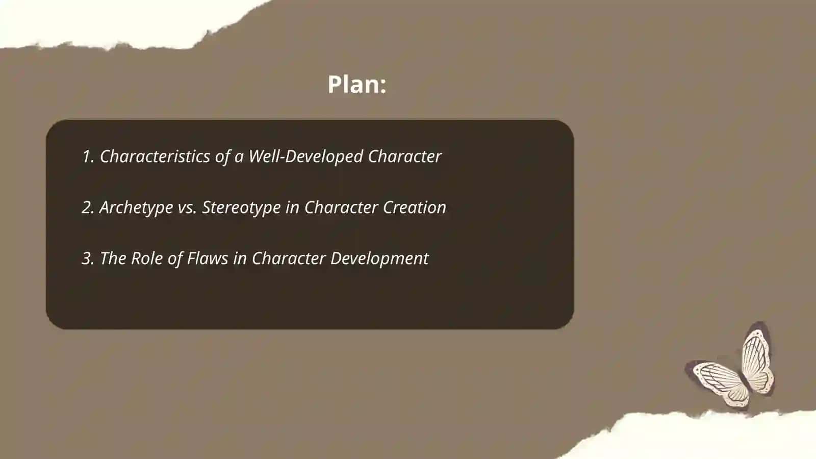 Characteristics of a Well-Developed Character 2