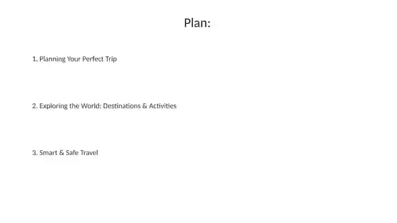 Planning Your Perfect Trip 2