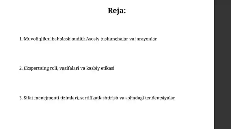 Muvofiqlikni baholash auditi 2