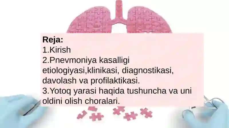 Pnevmoniya va yotoq yaralarini oldiniolish 2