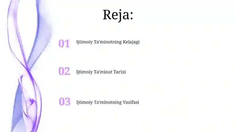 Ijtimoiy Ta'minotning Kelajagi 2