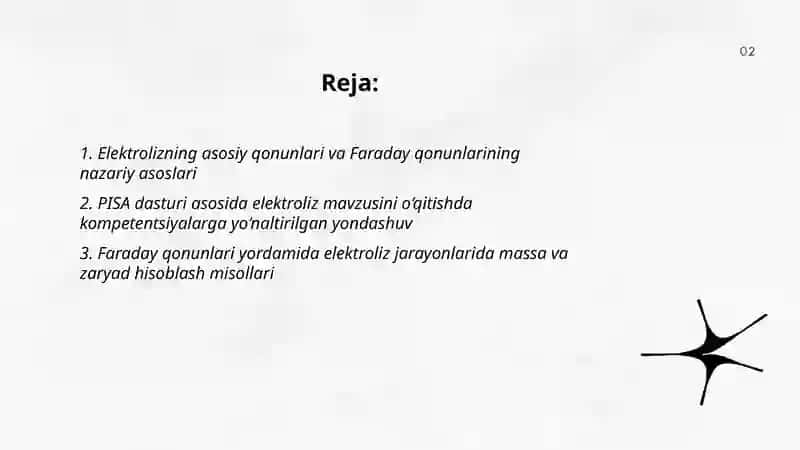 Elеktrоliz vа uning аmаliy аhаmiyatini o‘rganishda PISA dasturi 2