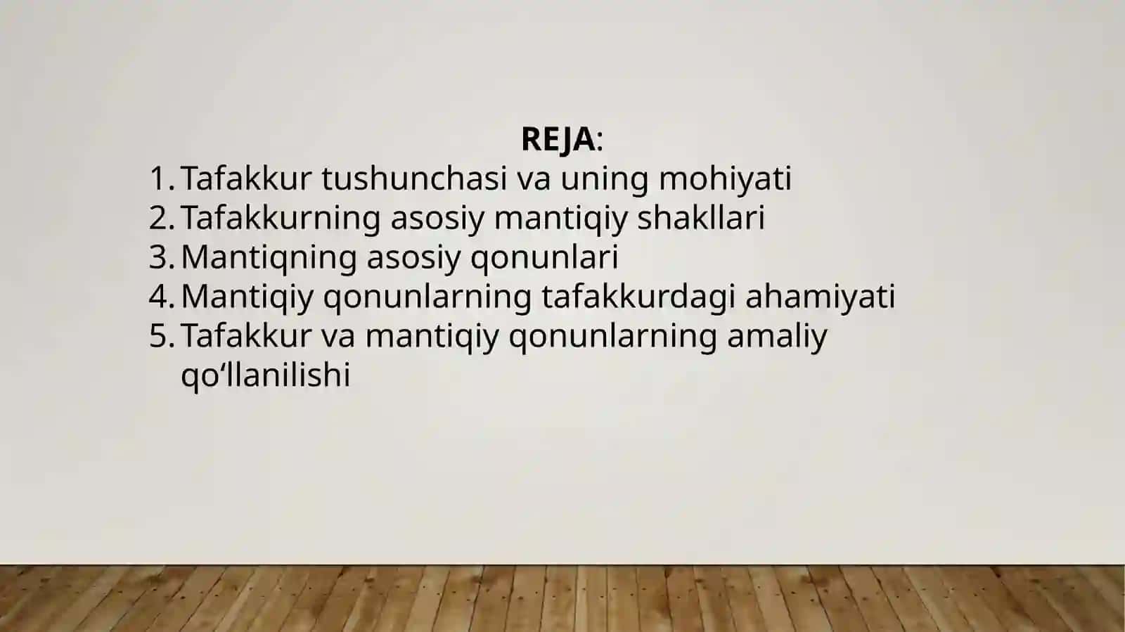 Tafakkurning mantiq shakllari va qonunlari 2