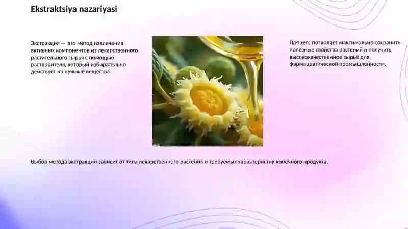 Ekstraktsiya nazariyasi 2