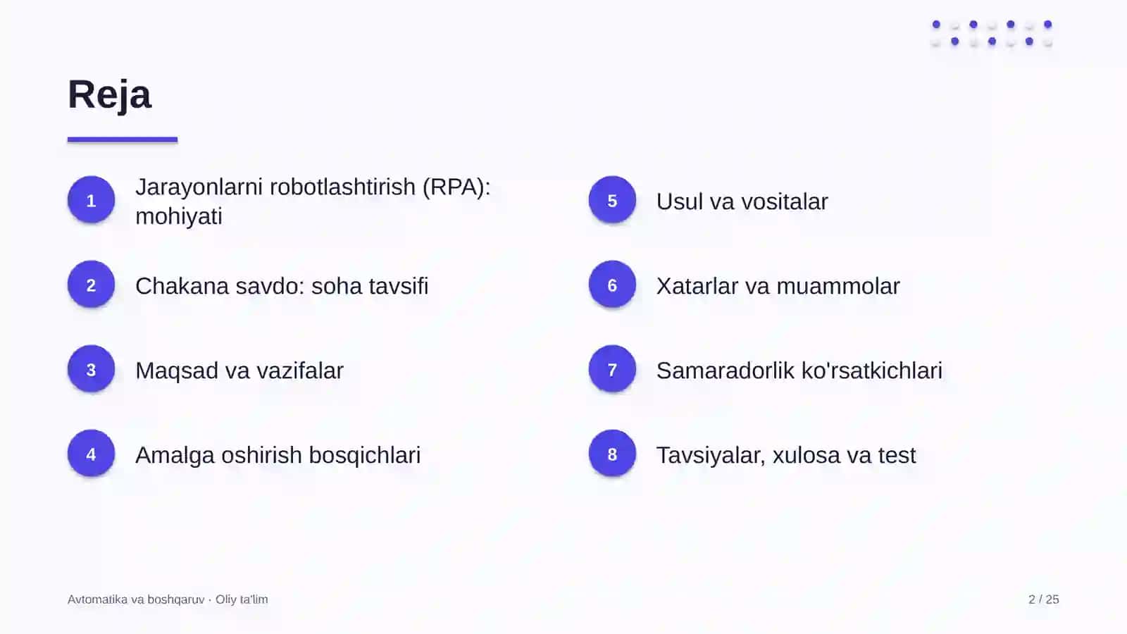 Jarayonlarni robotlashtirish (RPA): mohiyati 2